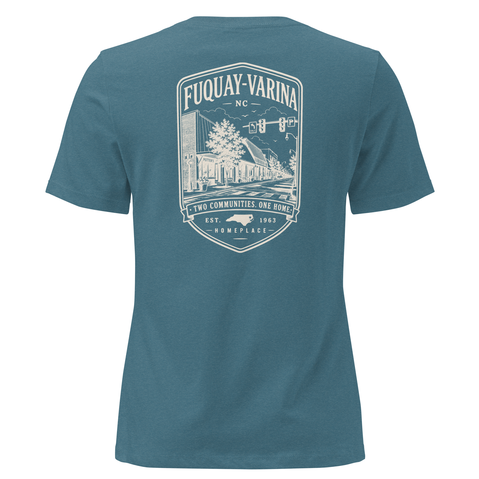 Fuquay-Varina, NC - Two Communities. One Home. - Women's Relaxed T-Shirt