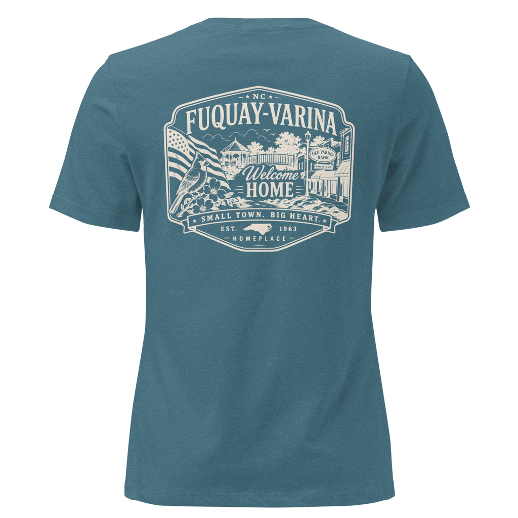 Fuquay-Varina, NC - Welcome Home - Women's Relaxed T-Shirt