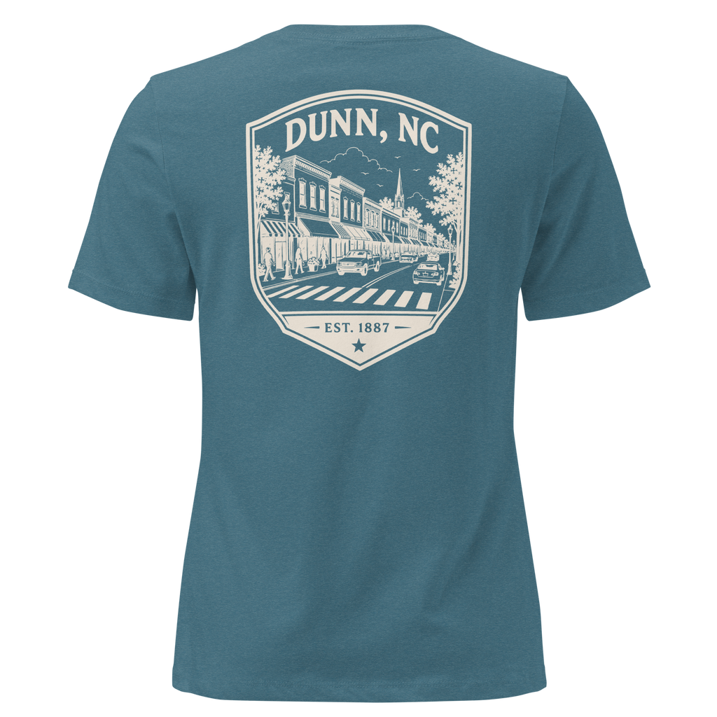 Dunn NC - Downtown- Women's Relaxed T-Shirt