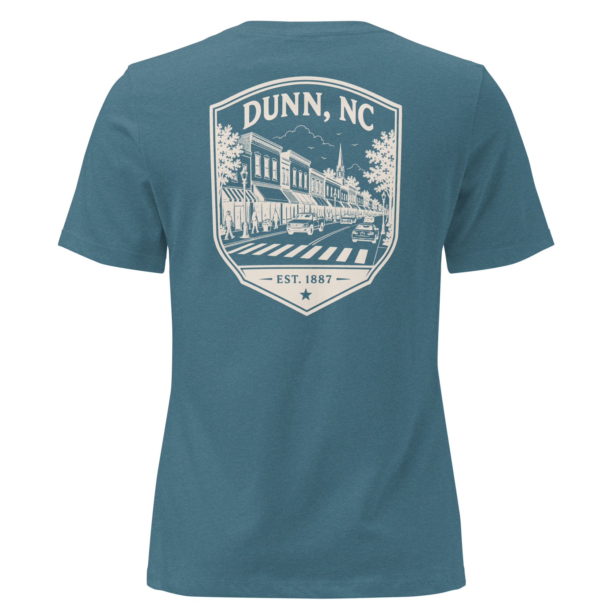 Dunn NC - Downtown- Women's Relaxed T-Shirt