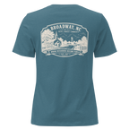 Broadway, NC - Faith, Family, Community - Women's Relaxed T-Shirt