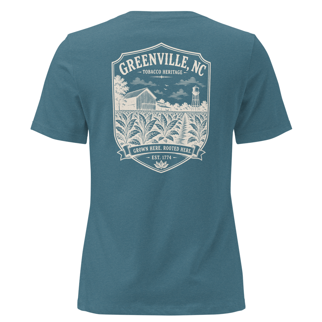Greenville, NC - Tobacco Heritage - Women's Relaxed T-Shirt