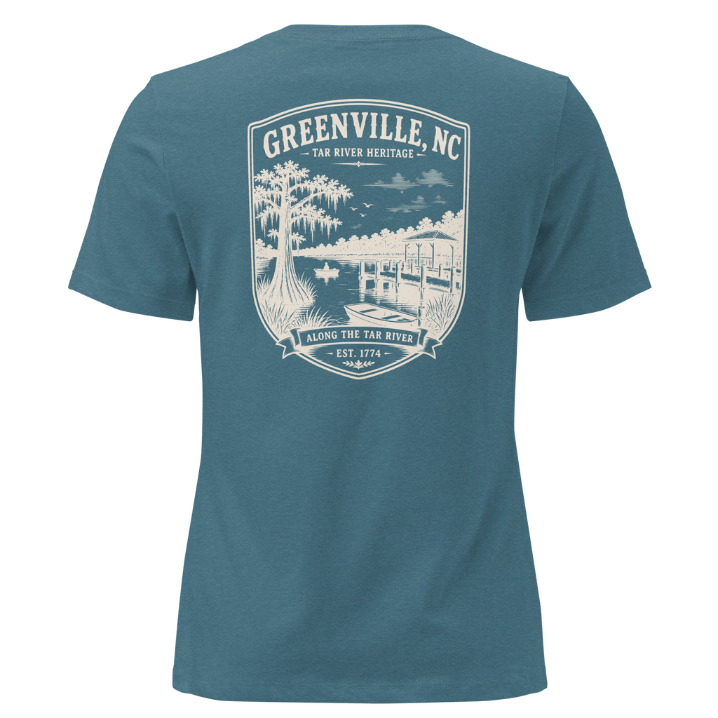 Greenville, NC - Along The Tar - Women's Relaxed T-Shirt