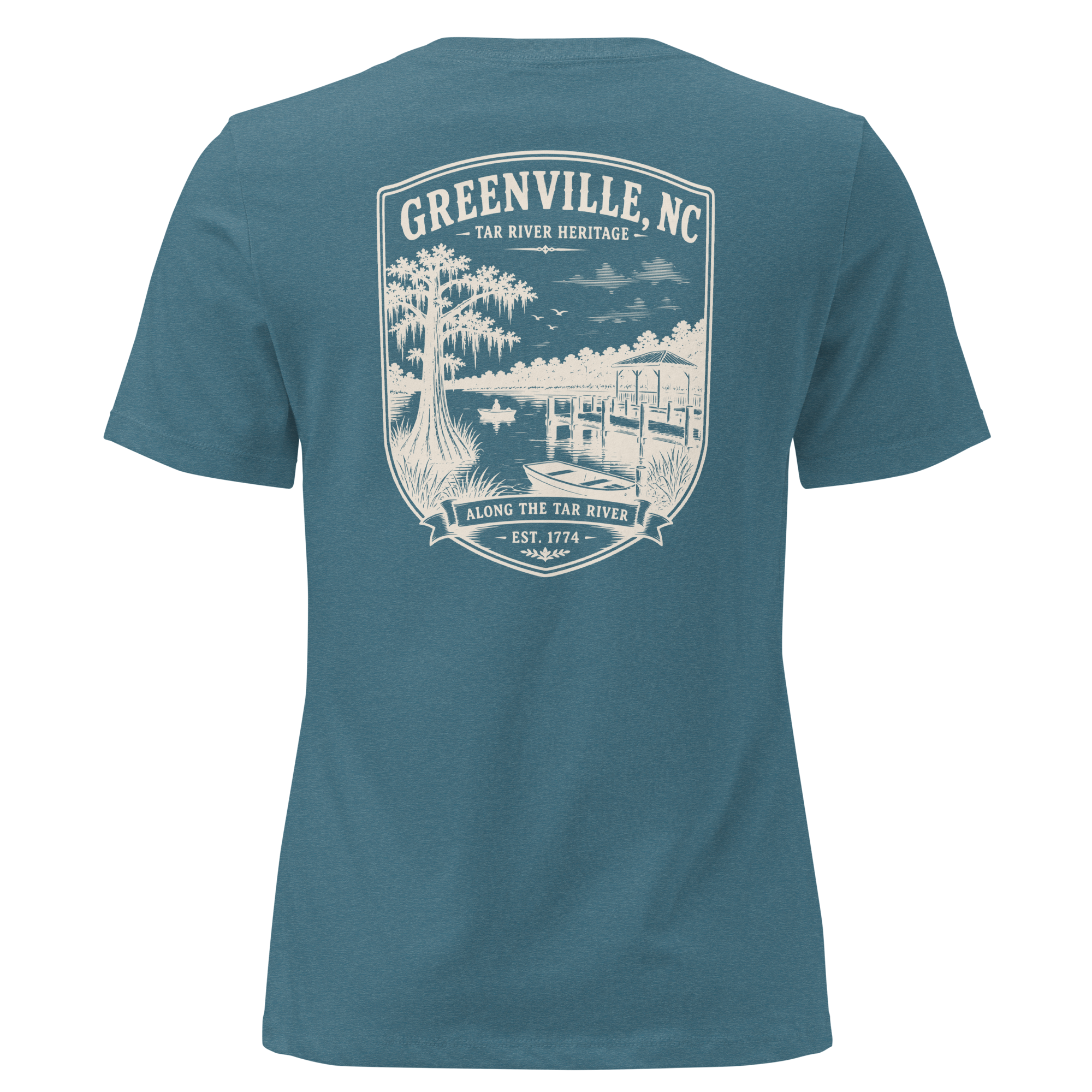 Greenville, NC - Along The Tar - Women's Relaxed T-Shirt
