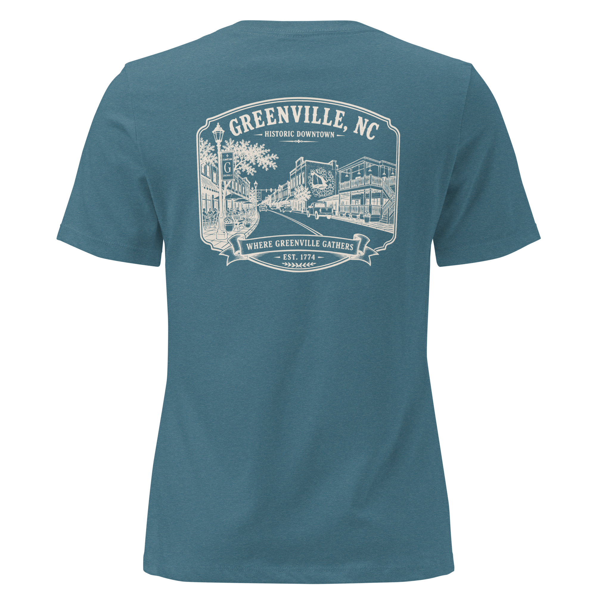 Greenville, NC - Downtown - Women's Relaxed T-Shirt