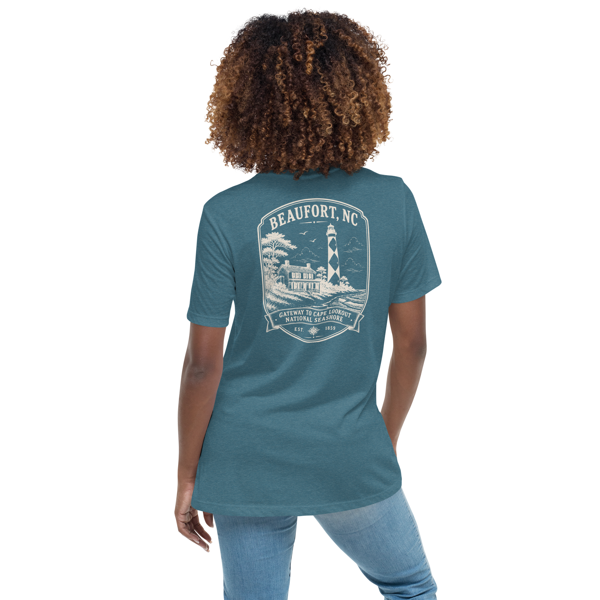 Beaufort, NC - Gateway To Cape Lookout - Women's Relaxed T-Shirt