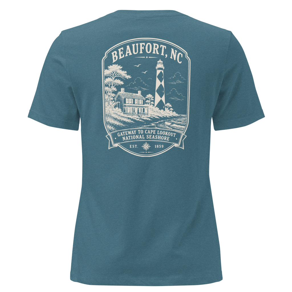 Beaufort, NC - Gateway To Cape Lookout - Women's Relaxed T-Shirt