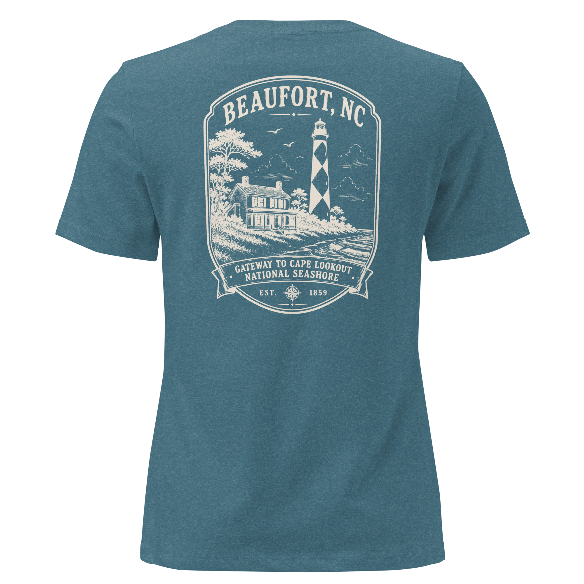 Beaufort, NC - Gateway To Cape Lookout - Women's Relaxed T-Shirt