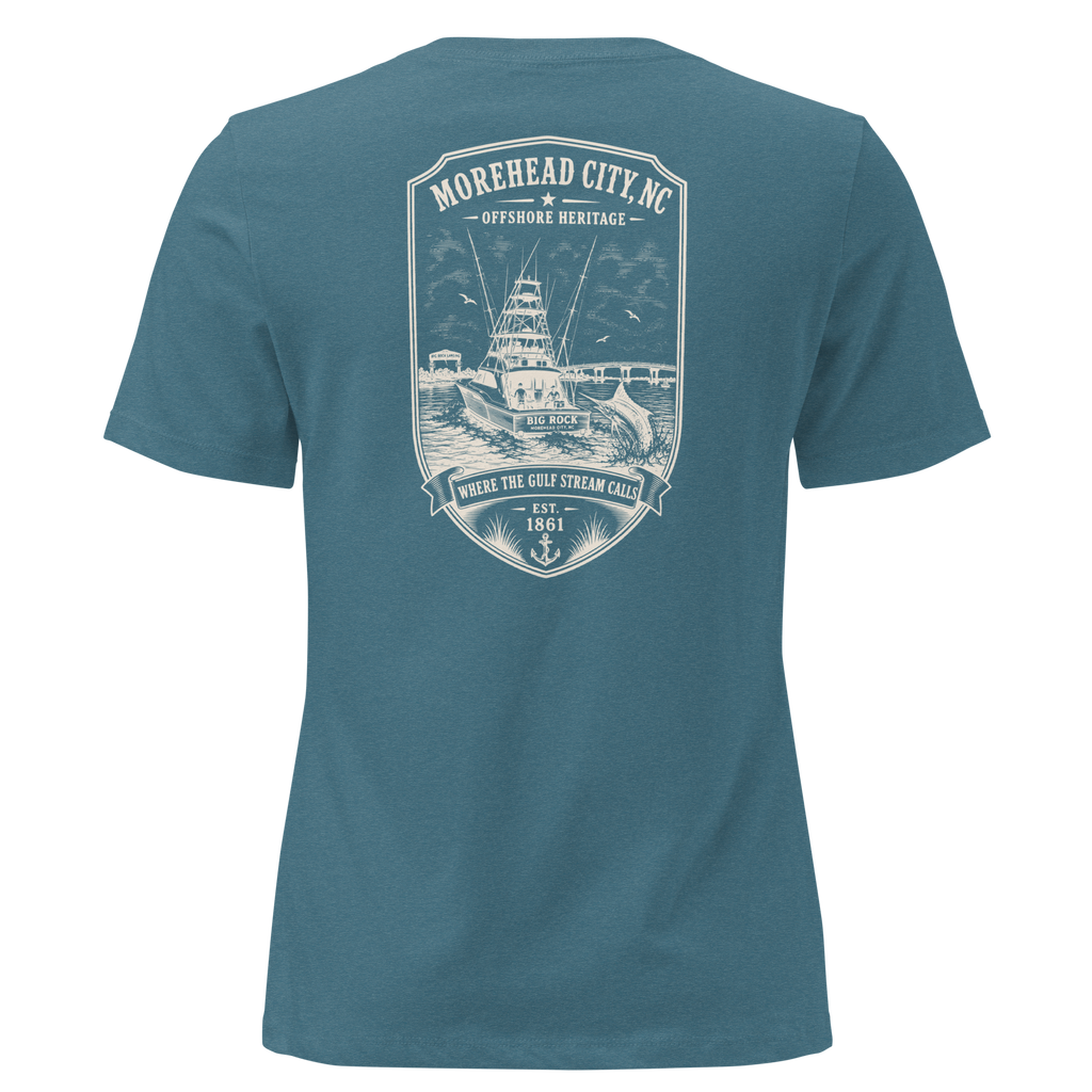 Morehead City, NC - Big Rock - Women's Relaxed T-Shirt