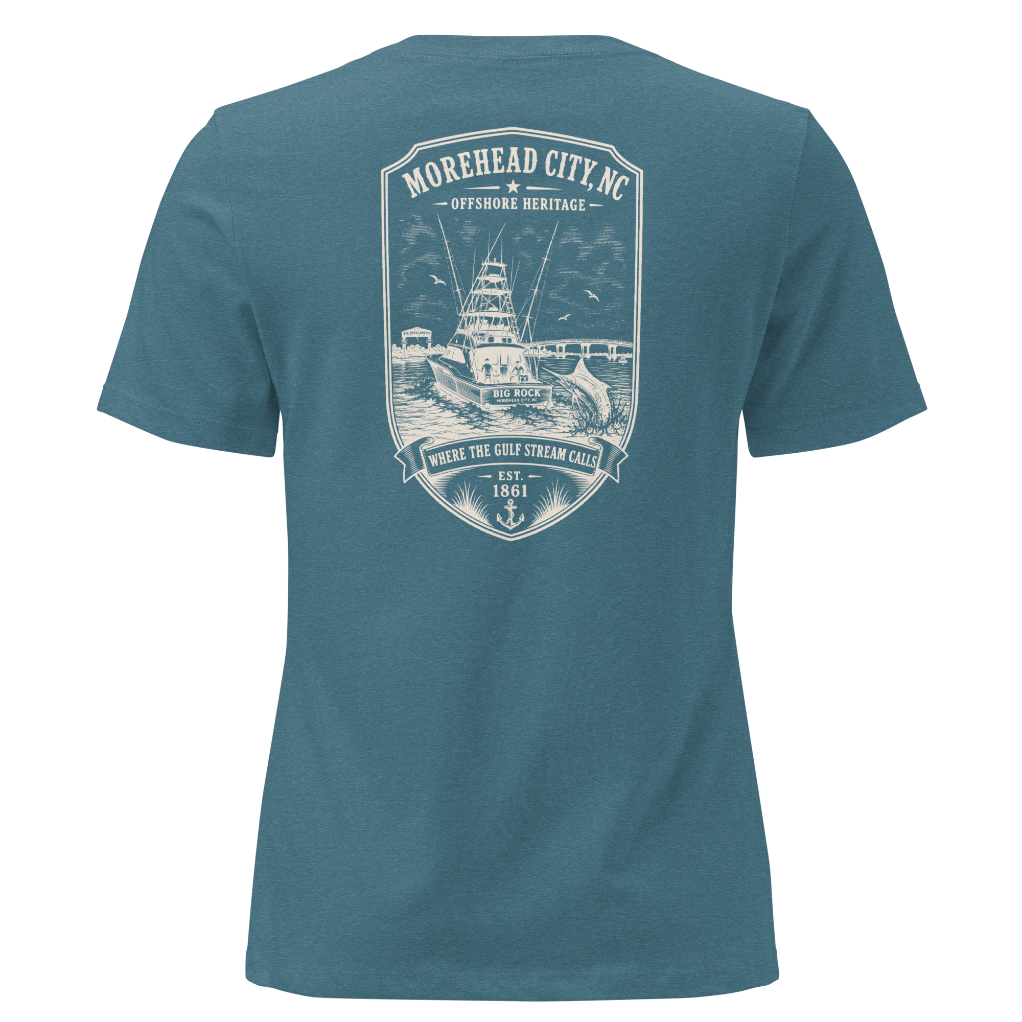 Morehead City, NC - Big Rock - Women's Relaxed T-Shirt