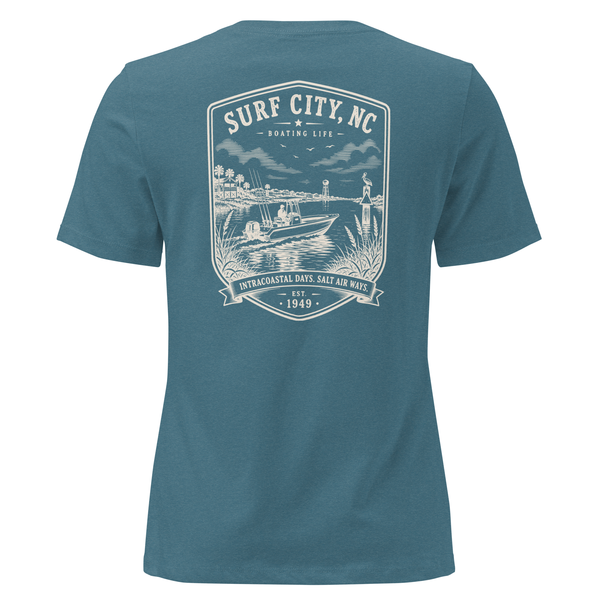 Surf City, NC - Boating Life - Women's Relaxed T-Shirt