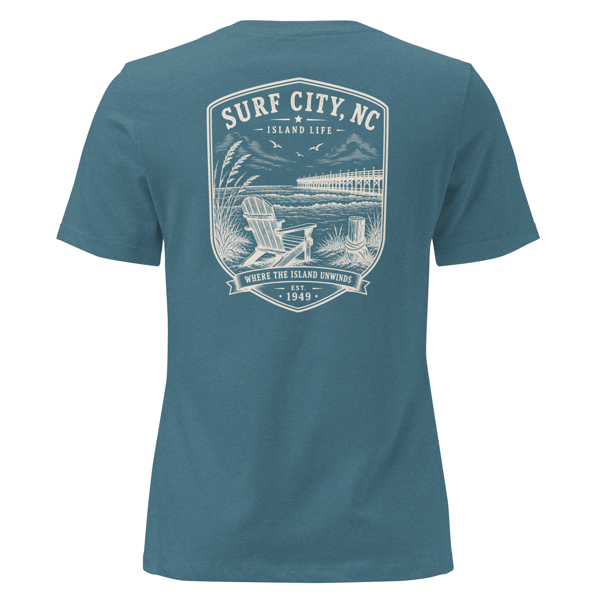 Surf City, NC - Island Life - Women's Relaxed T-Shirt