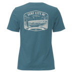 Surf City, NC - Surf Heritage - Women's Relaxed T-Shirt