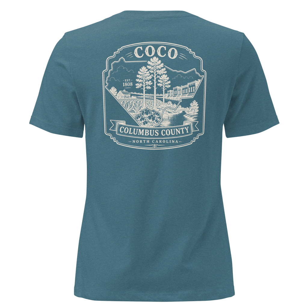 Whiteville, NC - CoCo - Women's Relaxed T-Shirt