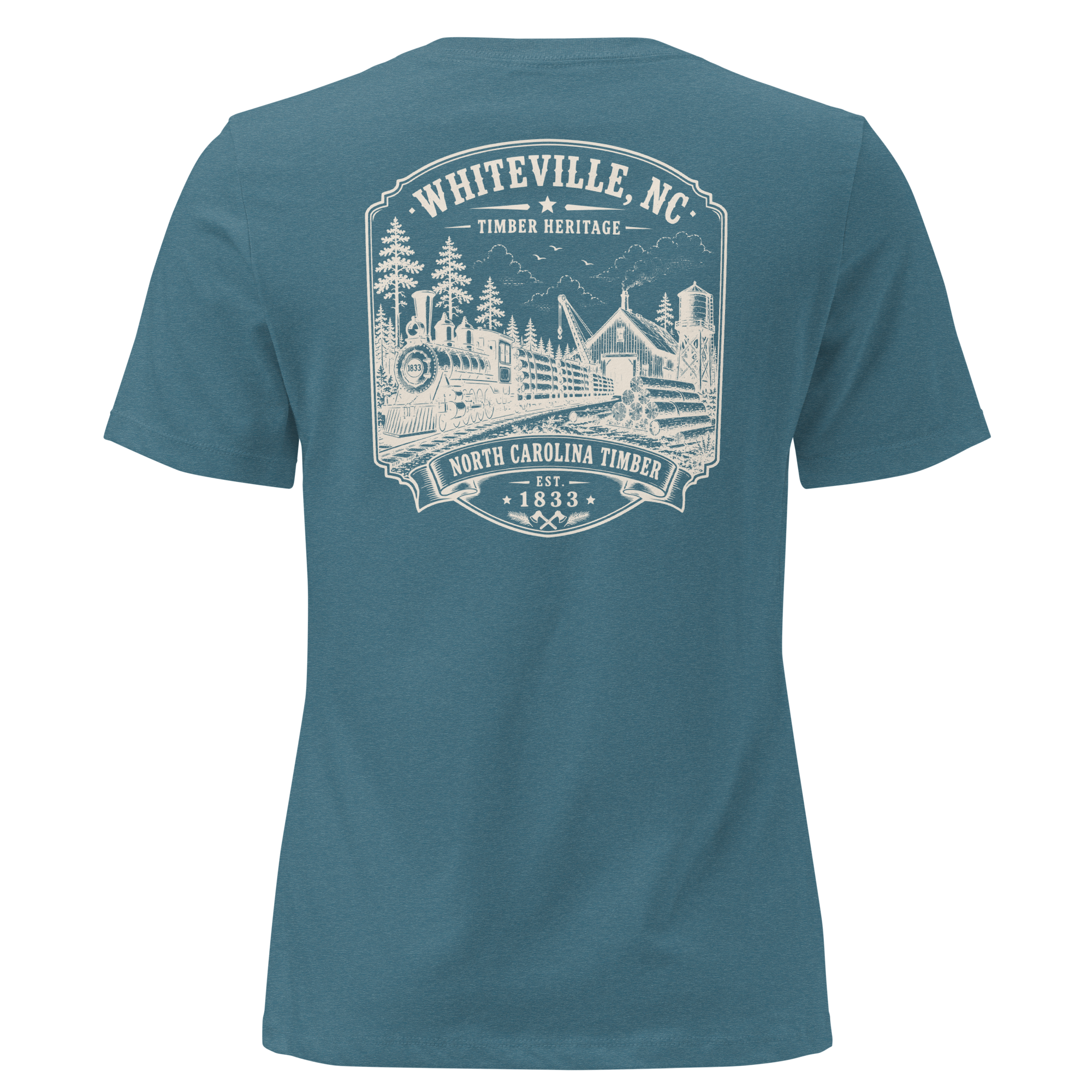 Whiteville, NC - Timber Heritage - Women's Relaxed T-Shirt