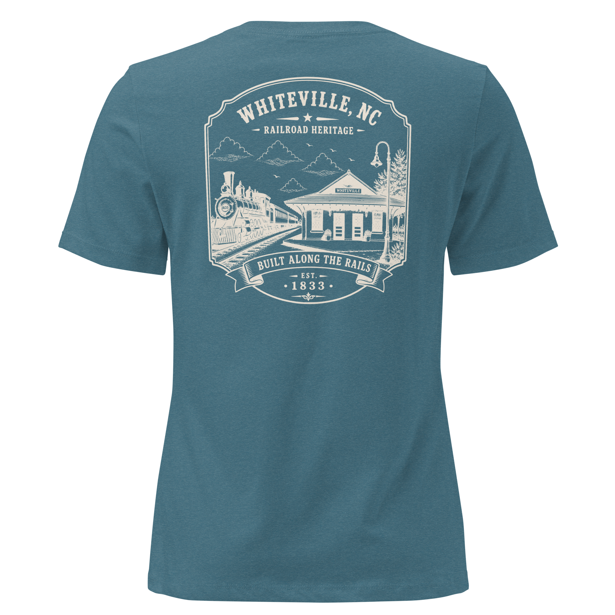 Whiteville, NC - Railroad Heritage - Women's Relaxed T-Shirt