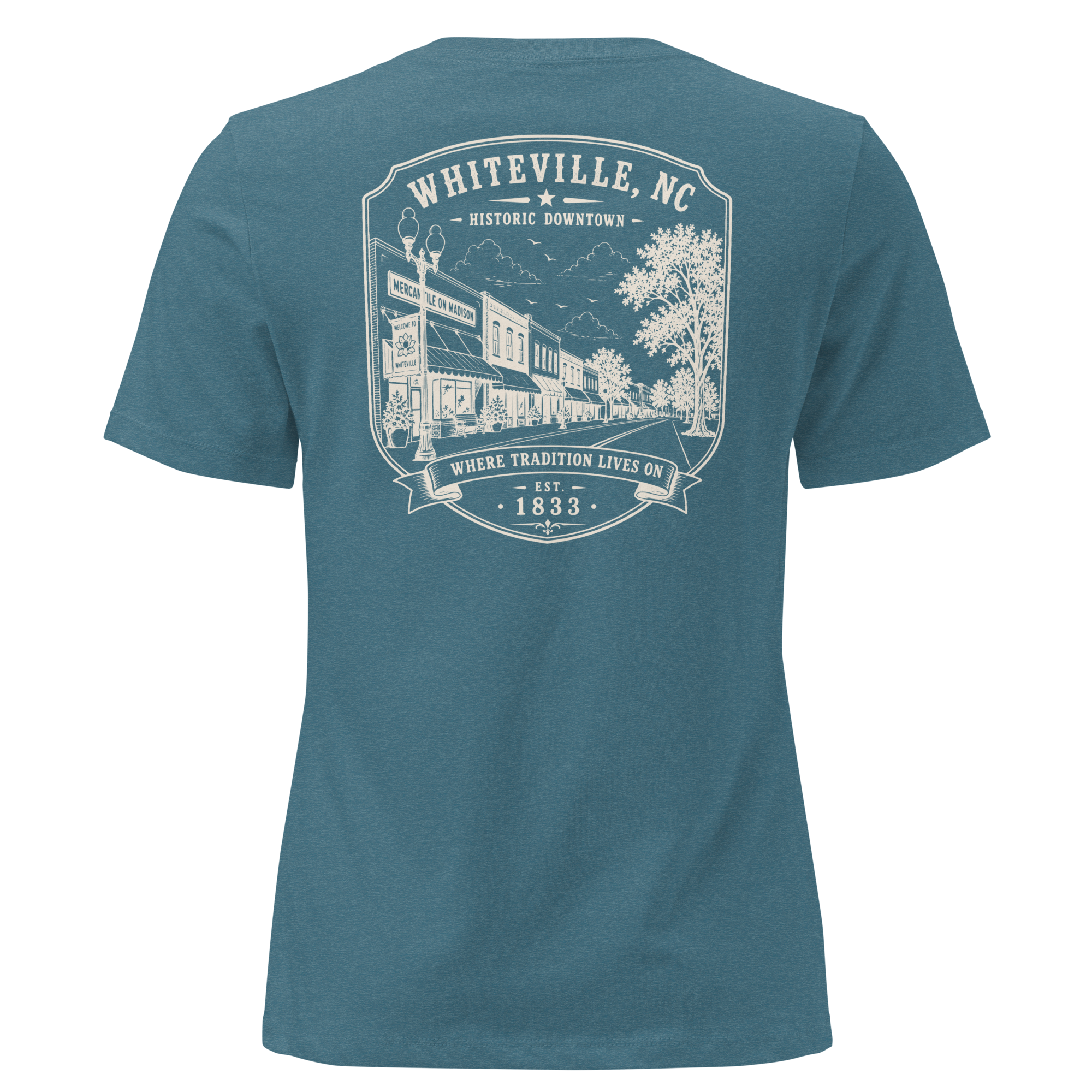 Whiteville, NC - Downtown - Women's Relaxed T-Shirt
