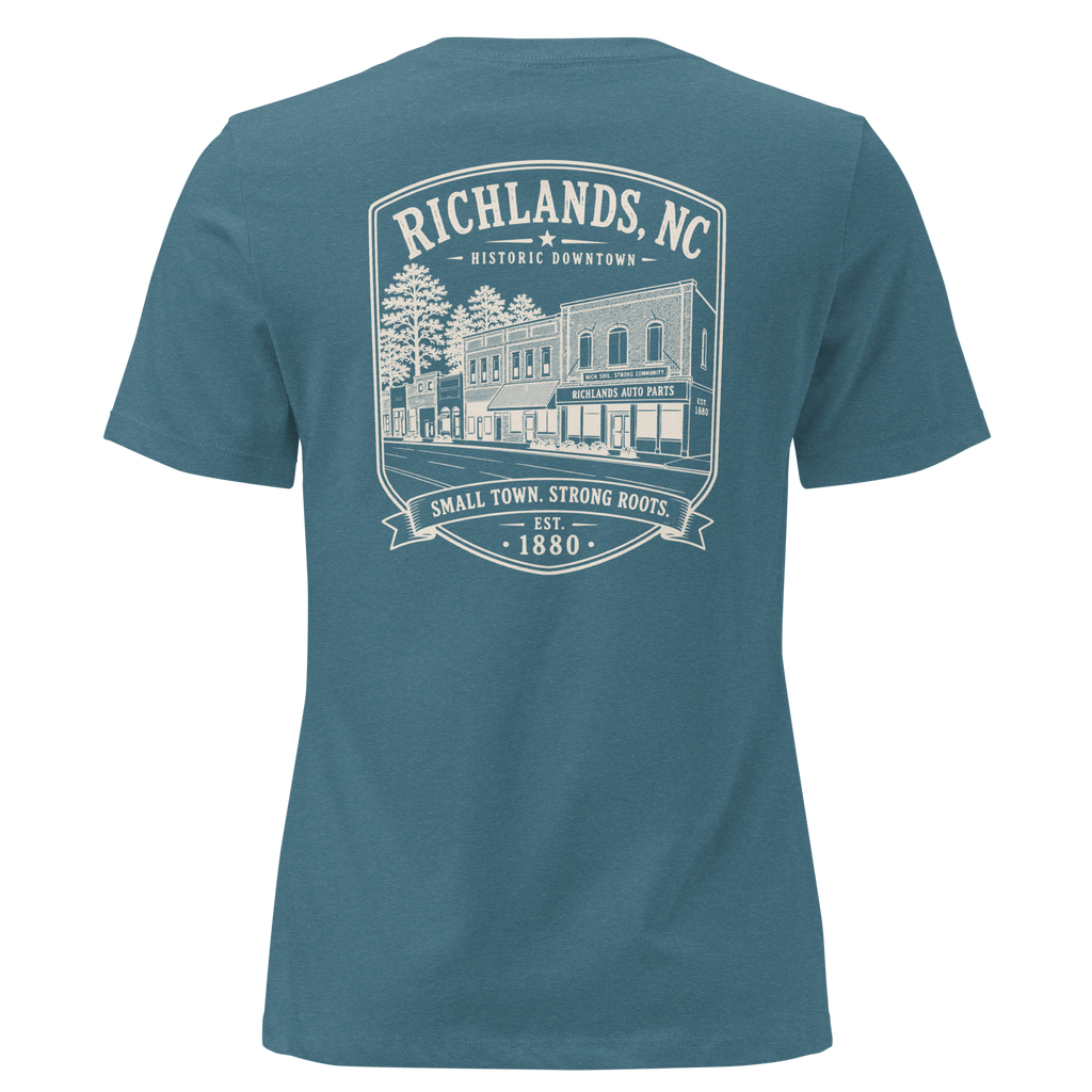 Richlands, NC - Small Town. Strong Roots. - Women's Relaxed T-Shirt