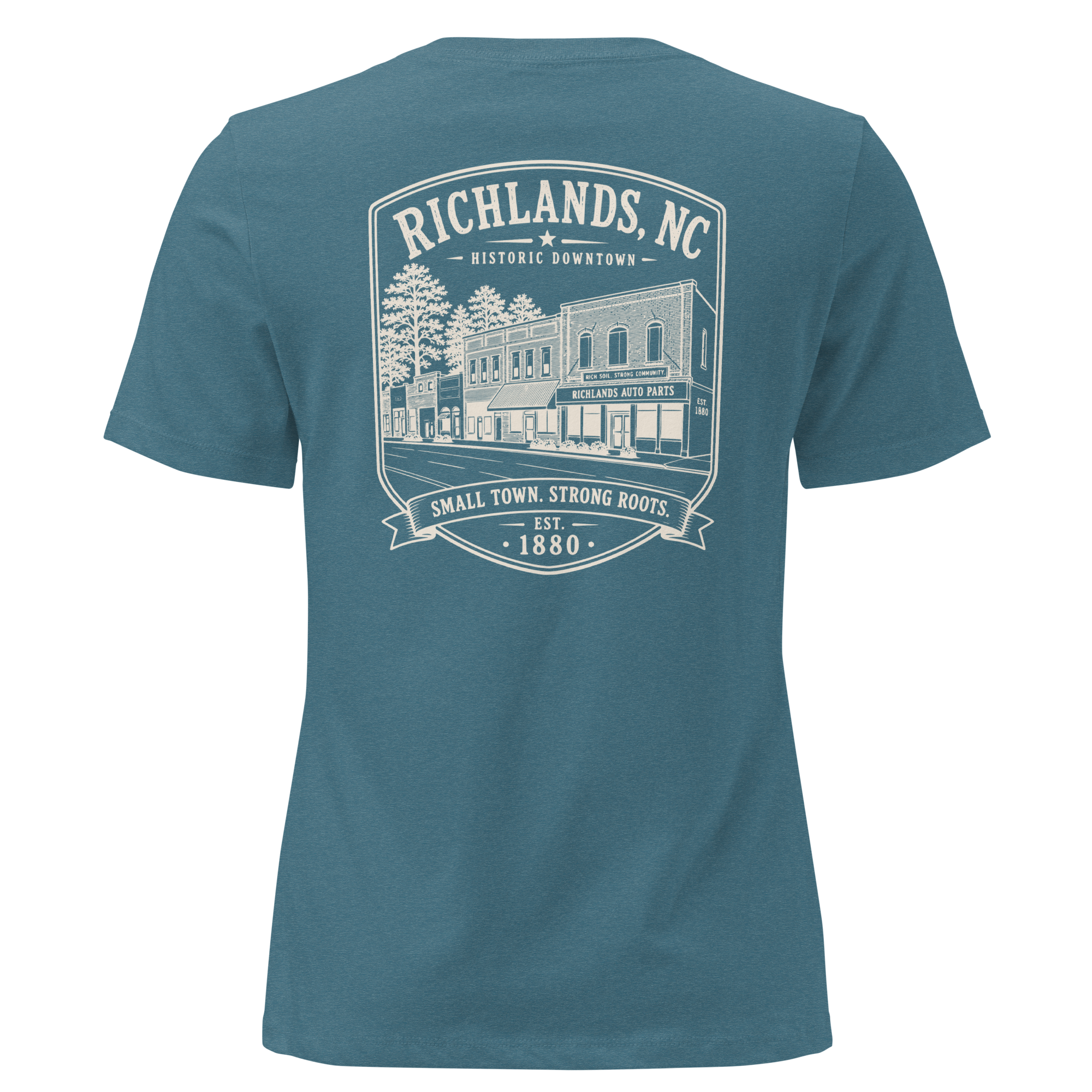 Richlands, NC - Small Town. Strong Roots. - Women's Relaxed T-Shirt