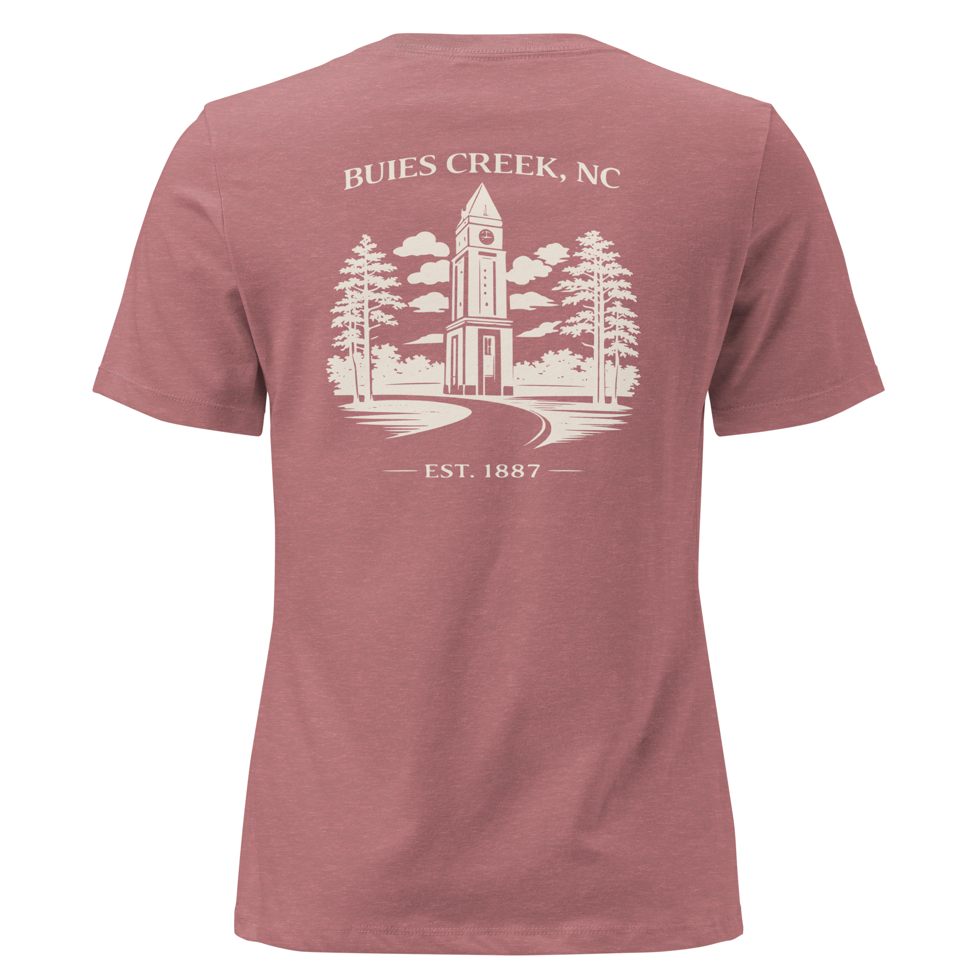 Buies Creek, NC - Campus Tower - Women's Relaxed T-Shirt