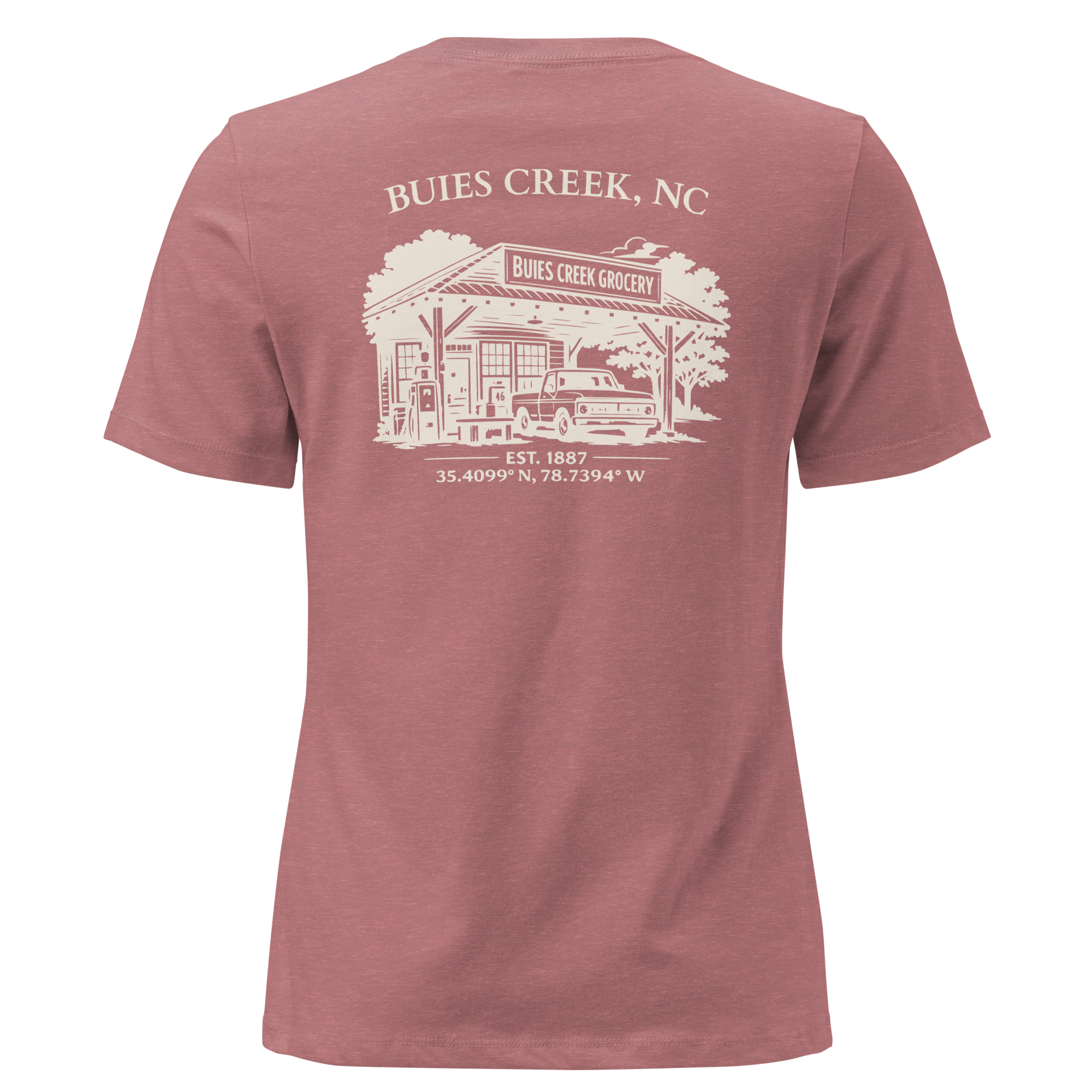 Buies Creek, NC - Buies Creek Grocery - Women's Relaxed T-Shirt