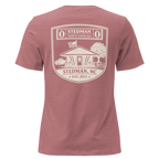 Stedman, NC - Stedman Soda Shop Badge- Women's Relaxed T-Shirt