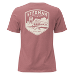 Stedman, NC - Stedman Train Depot Badge- Women's Relaxed T-Shirt