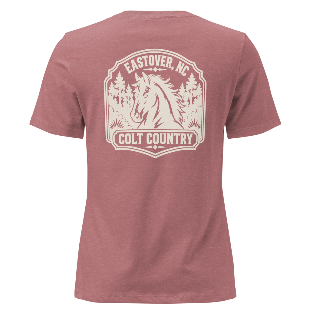 Eastover NC - Colt Country- Women's Relaxed T-Shirt