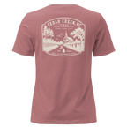 Cedar Creek, NC - Rooted In Faith - Women's Relaxed T-Shirt