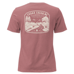 Cedar Creek, NC - The Back Roads - Women's Relaxed T-Shirt