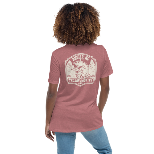 Angier NC - Trojan Country- Women's Relaxed T-Shirt