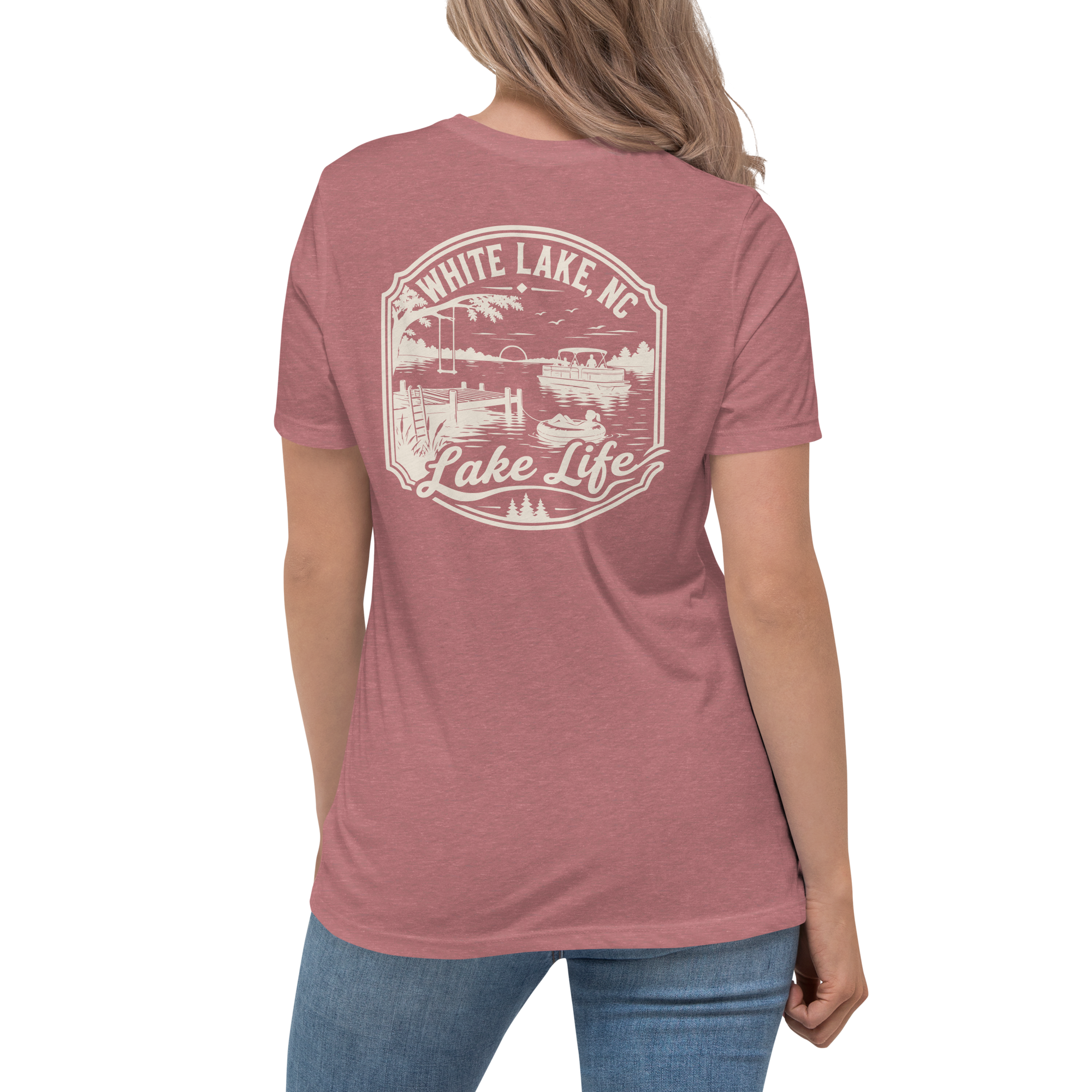 White Lake NC - Lake Life- Women's Relaxed T-Shirt