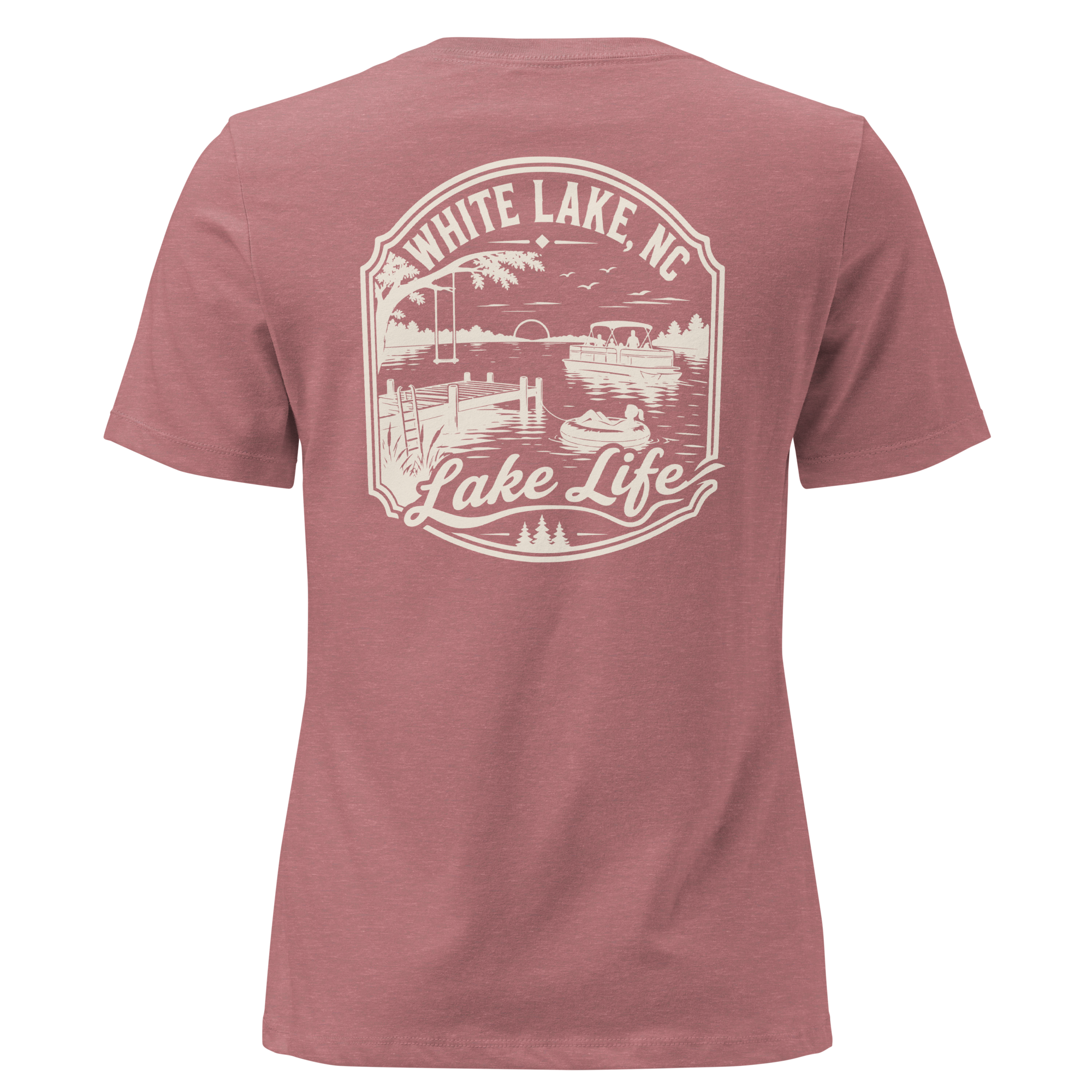 White Lake NC - Lake Life- Women's Relaxed T-Shirt