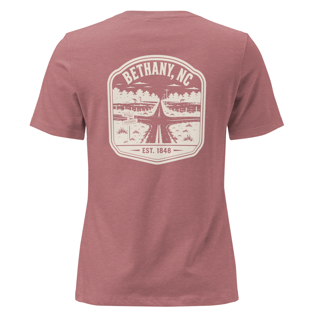 Bethany NC - Bethany Crossroads - Women's Relaxed T-Shirt