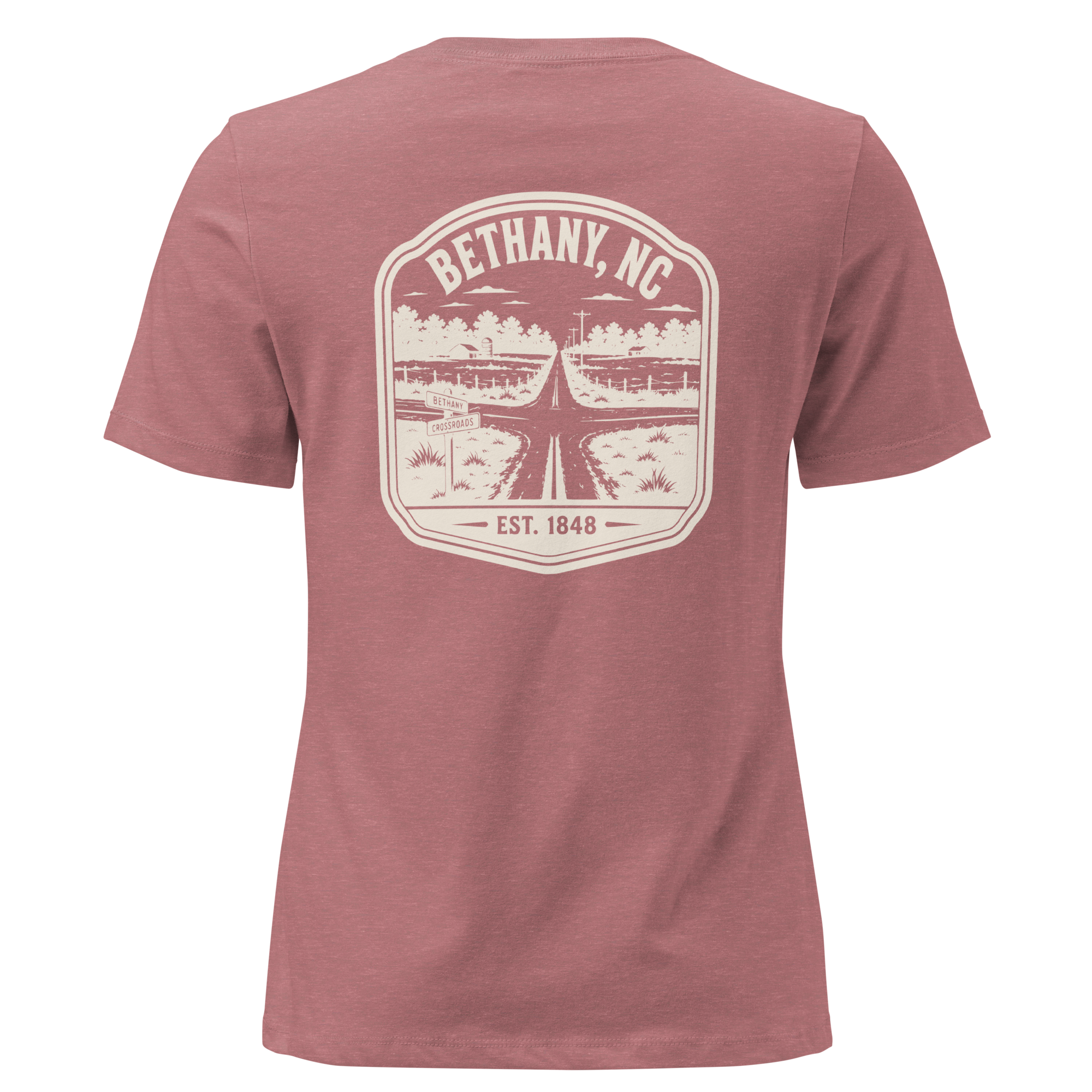 Bethany NC - Bethany Crossroads - Women's Relaxed T-Shirt