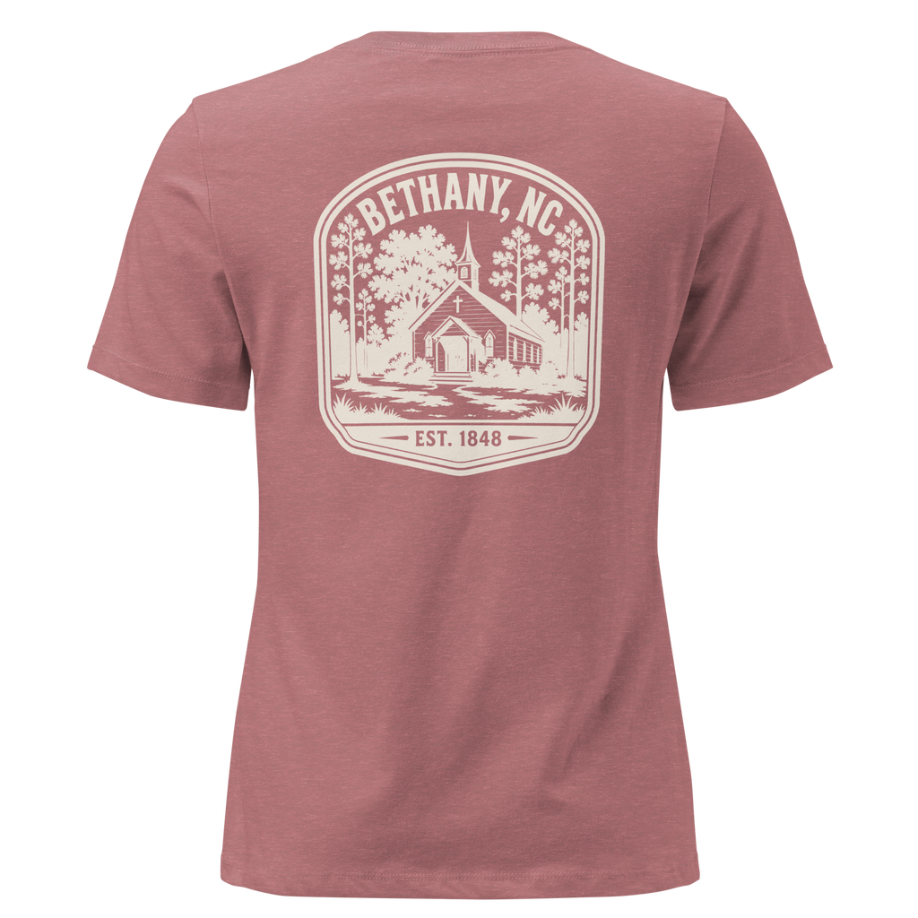 Bethany NC - Faith Heritage- Women's Relaxed T-Shirt