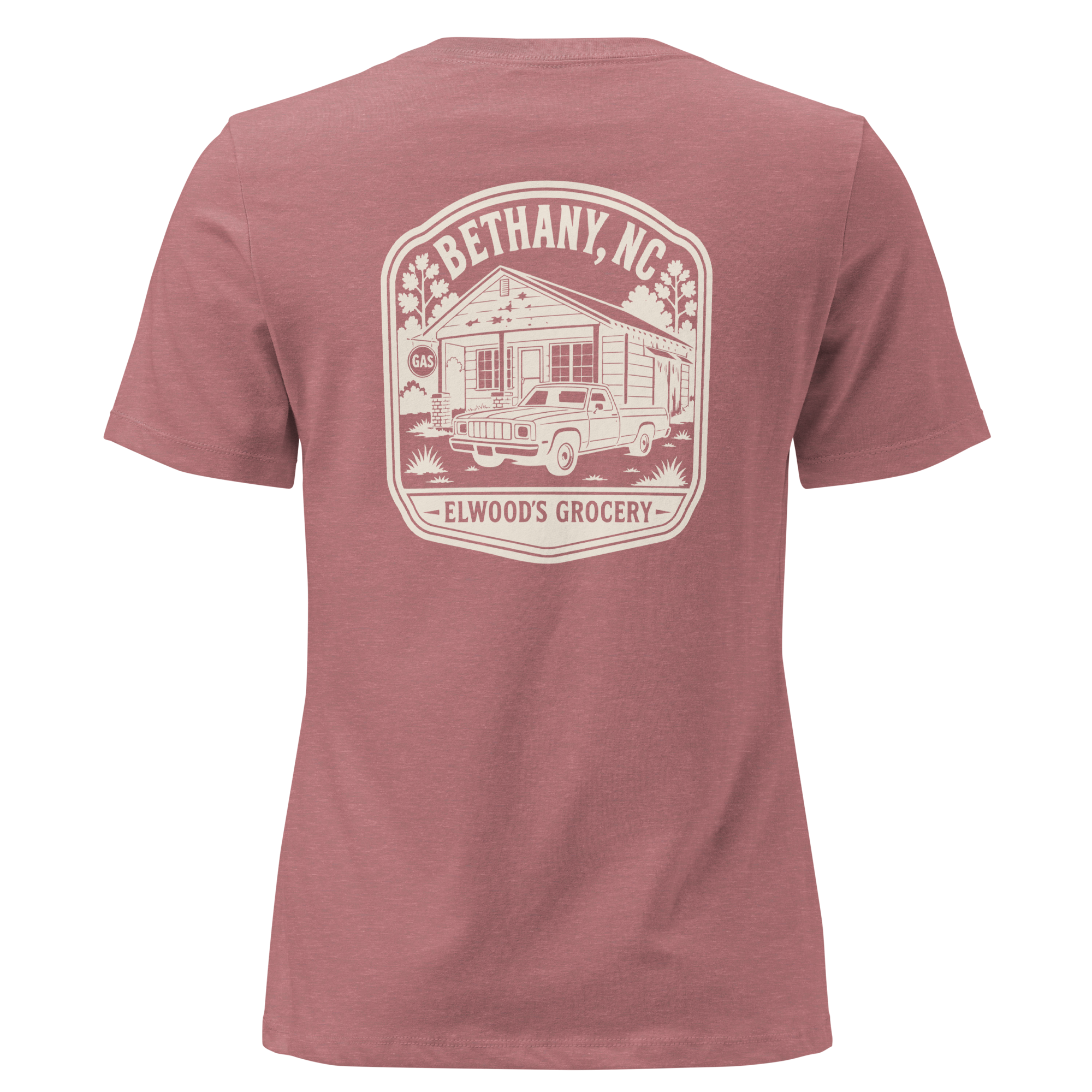 Bethany NC - Elwood's Grocery- Women's Relaxed T-Shirt