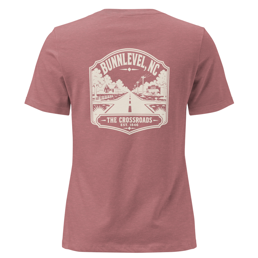 Bunnlevel NC - Crossroads- Women's Relaxed T-Shirt