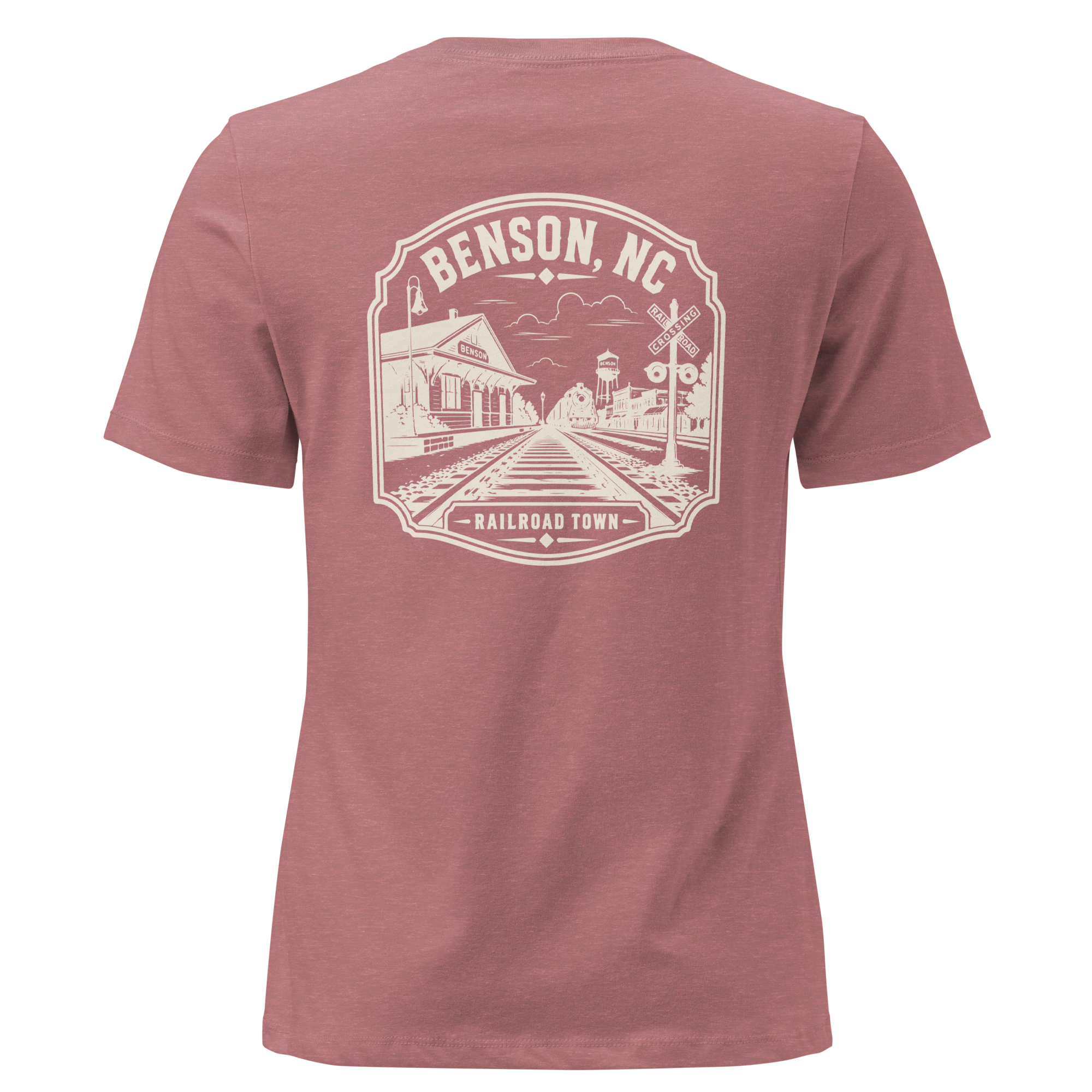 Benson NC - Railroad Town - Women's Relaxed T-Shirt