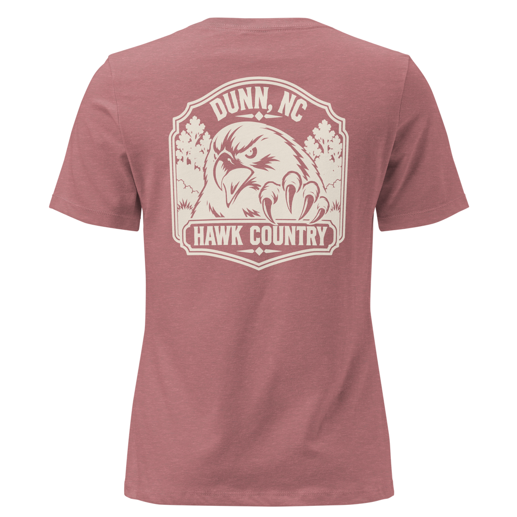 Dunn NC - Hawk Country- Women's Relaxed T-Shirt