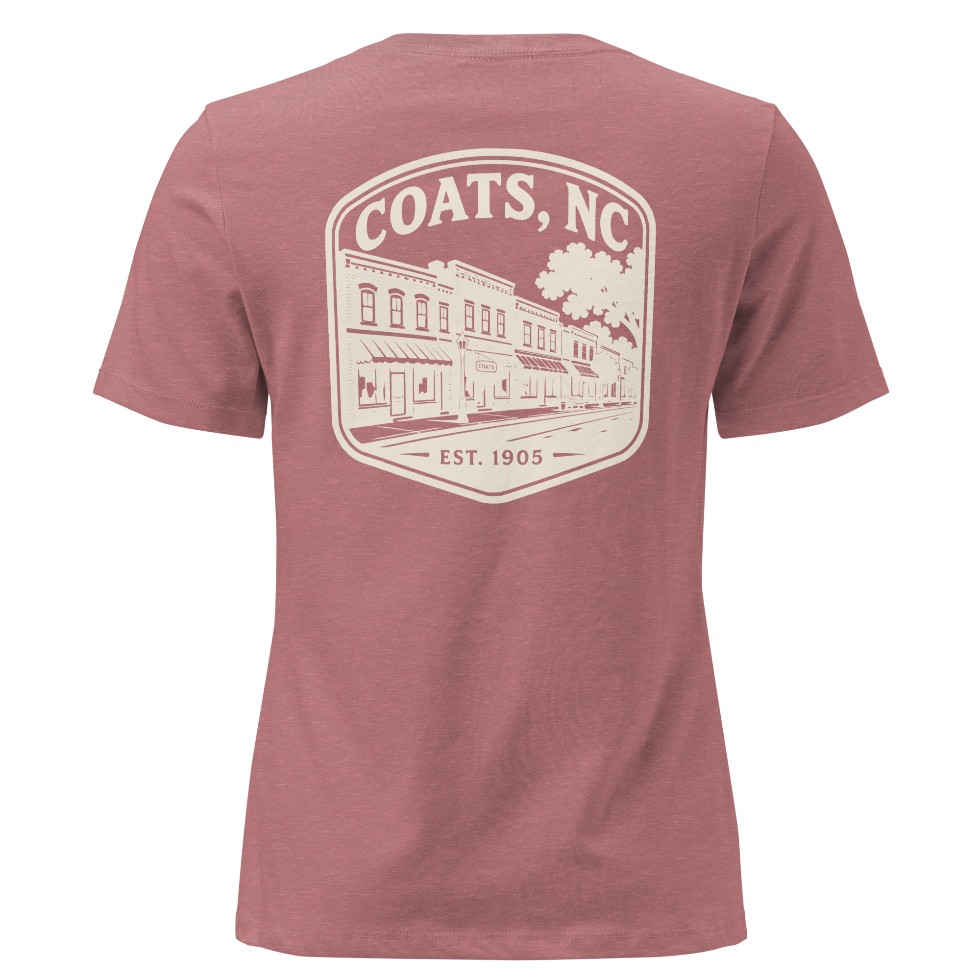 Coats NC - Downtown- Women's Relaxed T-Shirt