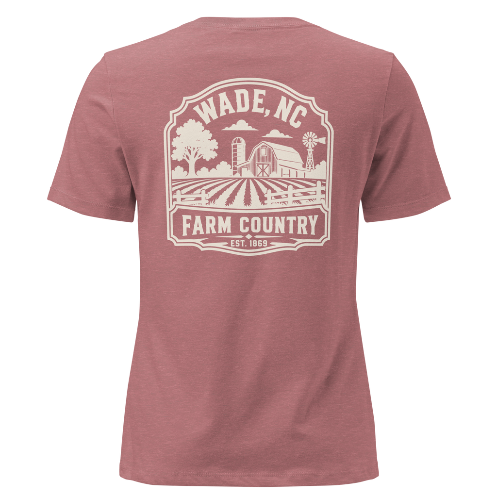 Wade NC - Farm Country- Women's Relaxed T-Shirt