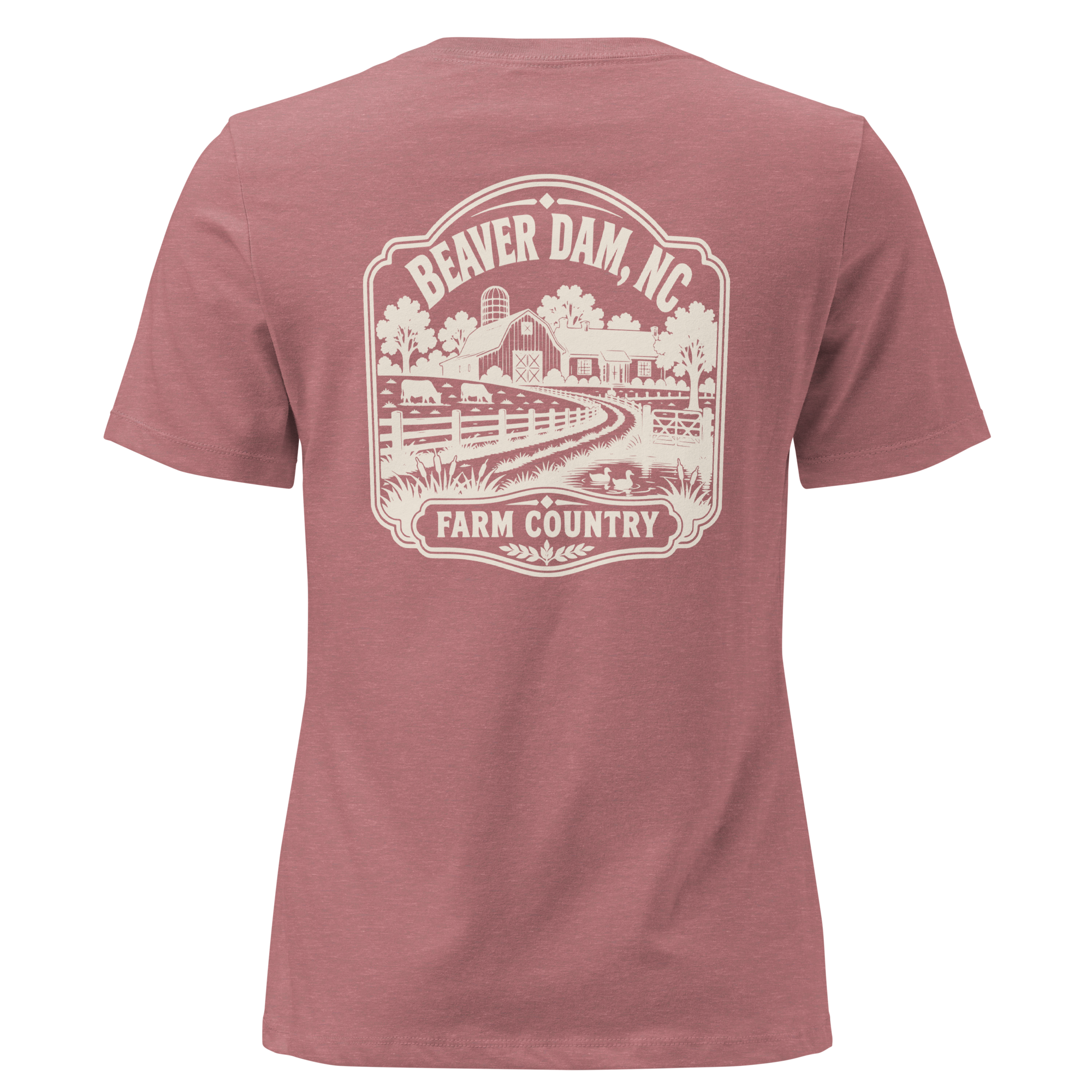 Beaver Dam NC - Farm Country- Women's Relaxed T-Shirt