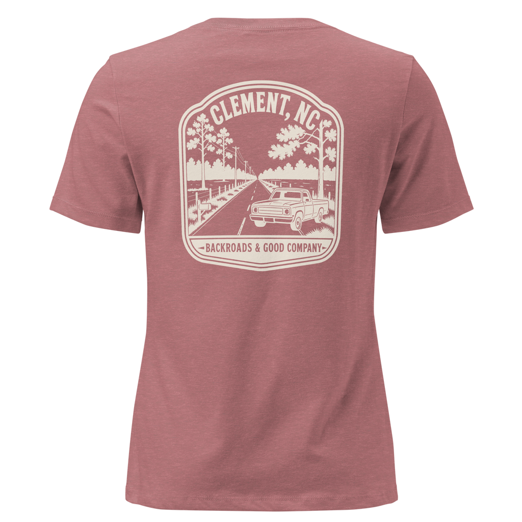 Clement NC - Country Roads- Women's Relaxed T-Shirt