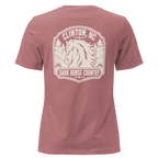 Clinton NC - Dark Horse Country- Women's Relaxed T-Shirt