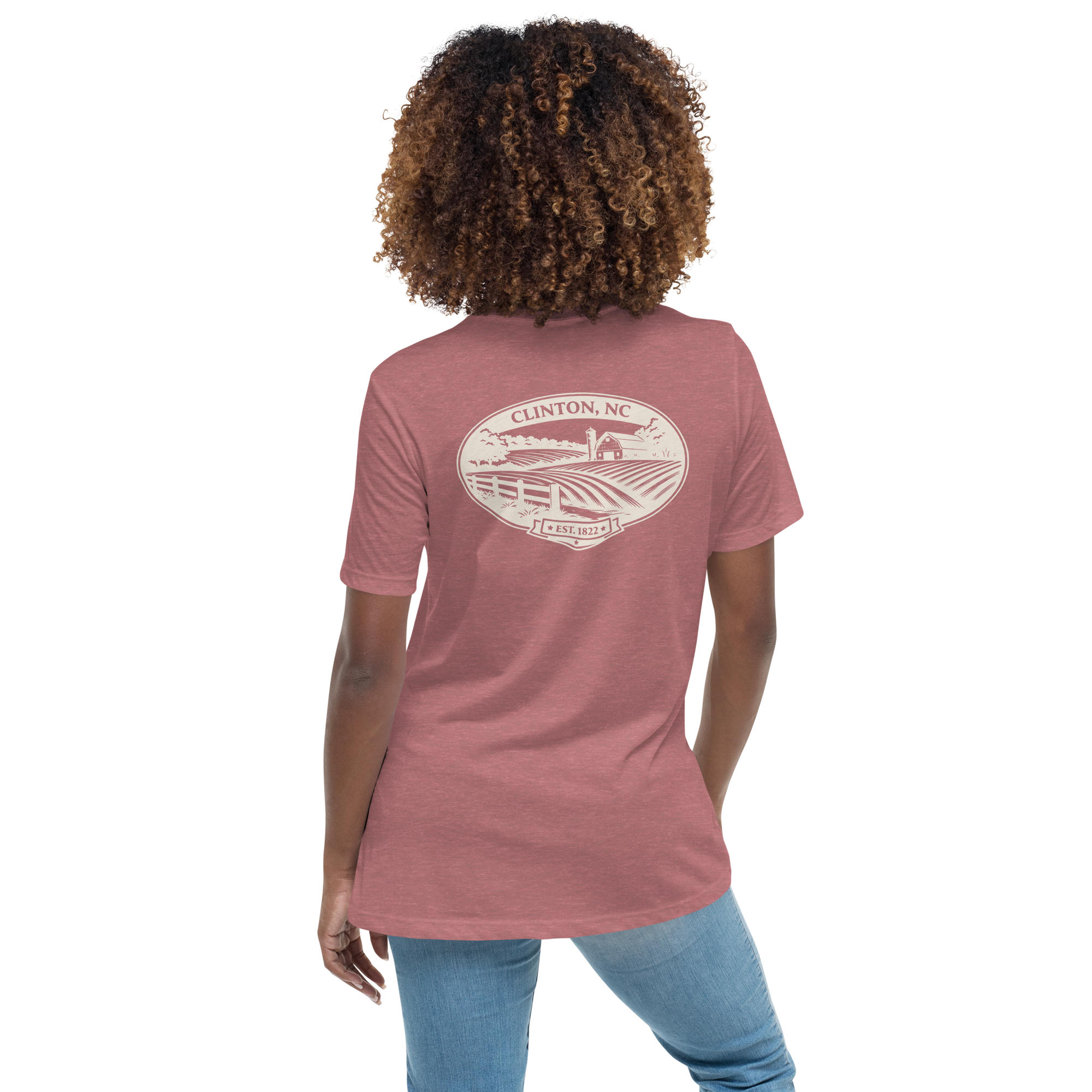 Clinton NC - Farm Heritage- Women's Relaxed T-Shirt