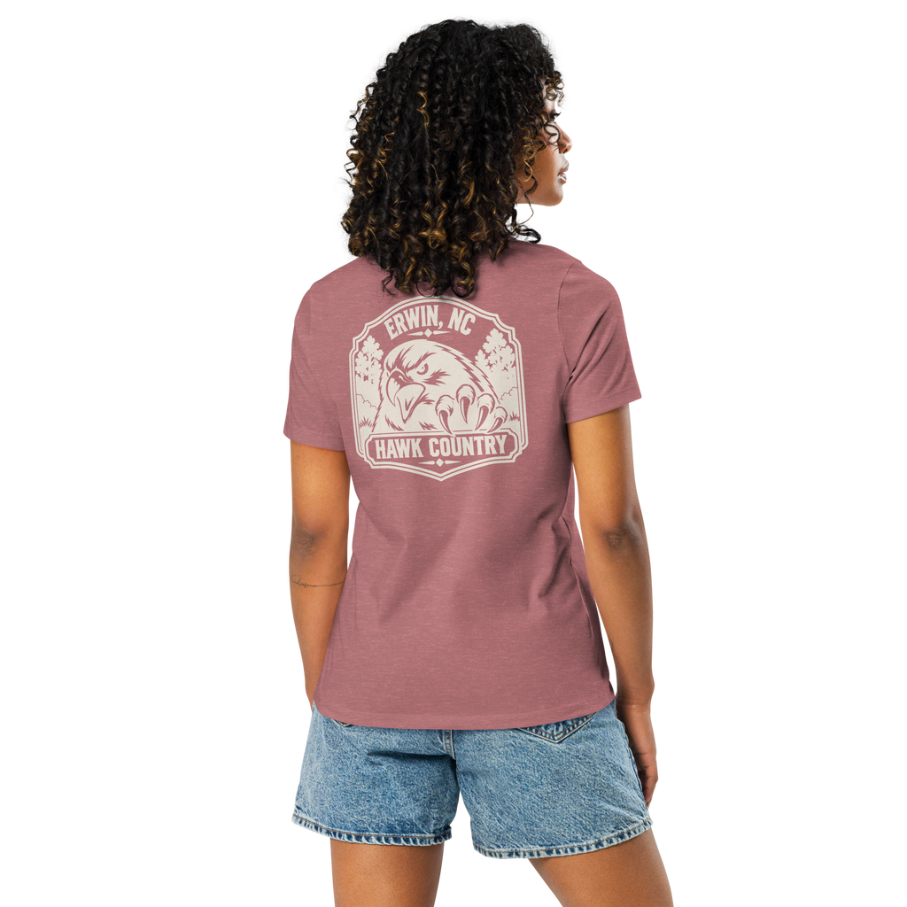 Erwin NC - Hawk Country- Women's Relaxed T-Shirt