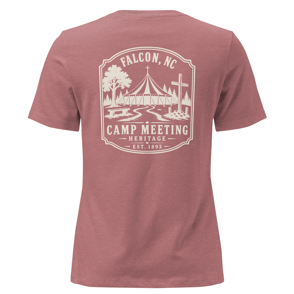 Falcon NC - Camp Meeting- Women's Relaxed T-Shirt