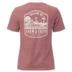 Falcon NC - Farm & Faith- Women's Relaxed T-Shirt