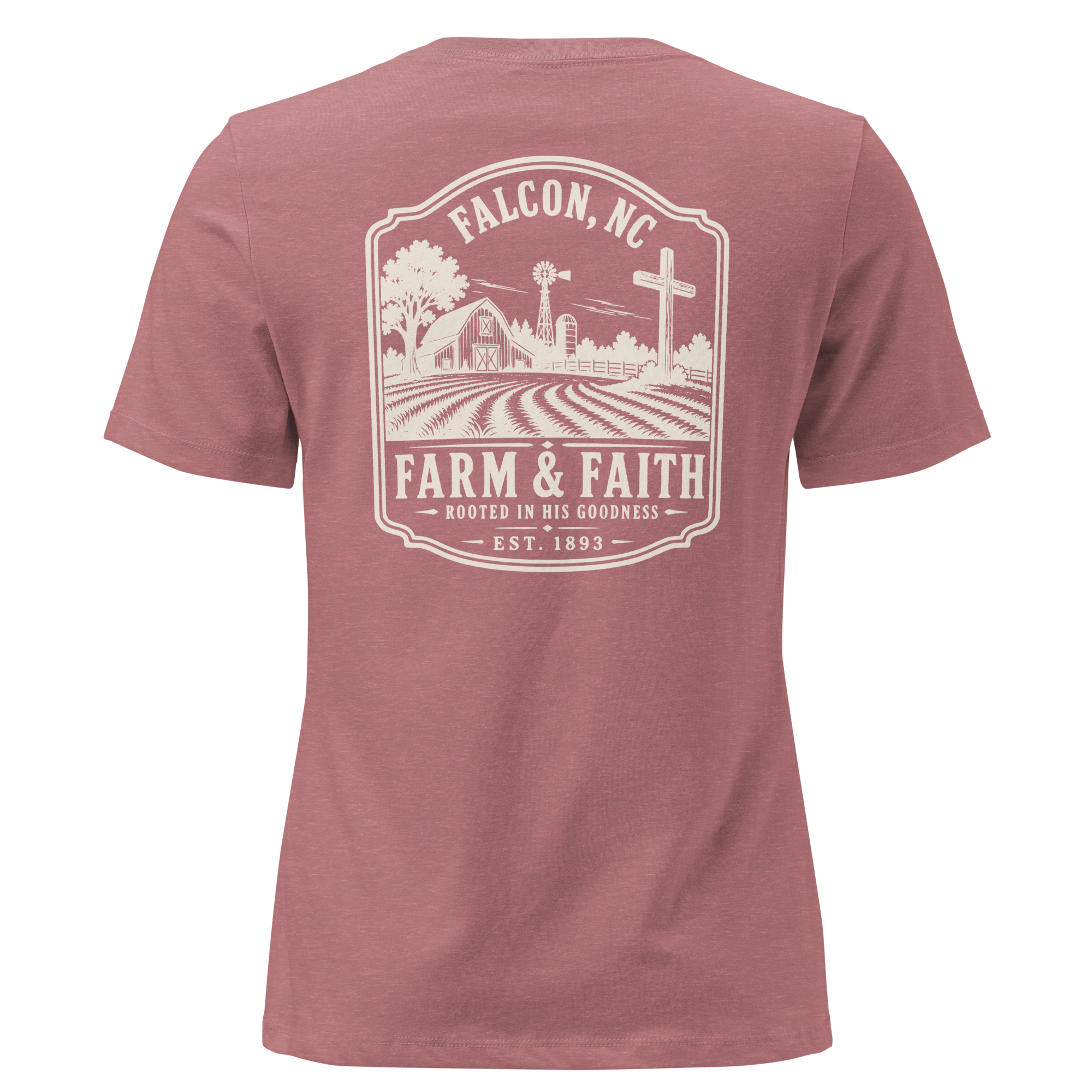 Falcon NC - Farm & Faith- Women's Relaxed T-Shirt